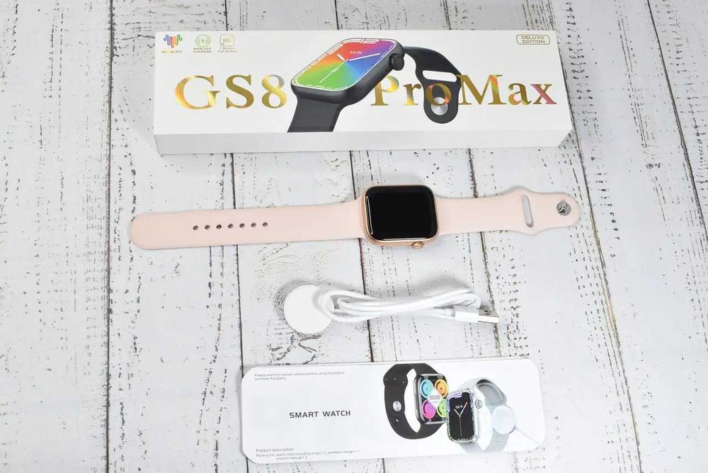 Smart watch gs8 Pro Max Розумний годинник 8-го покоління Pink