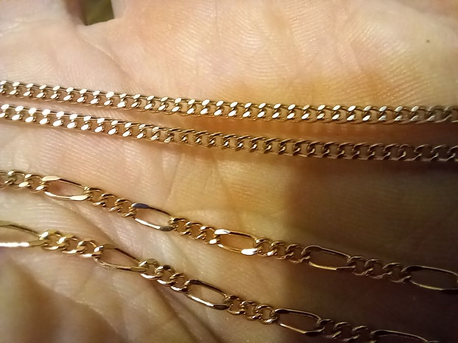 Ланцюг медзолото позолота цепочка новая