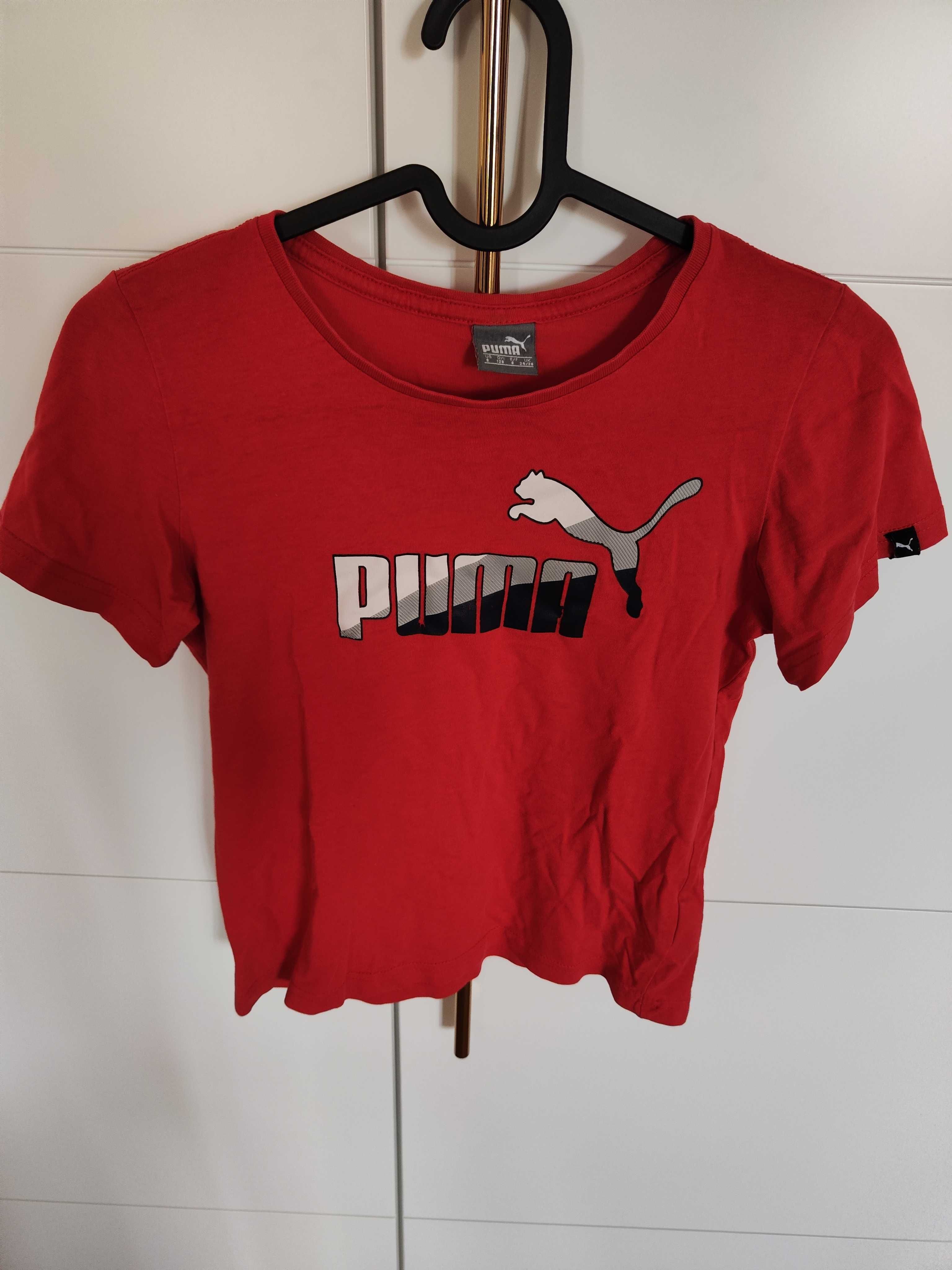 koszulka Puma czerwona rozm. 128