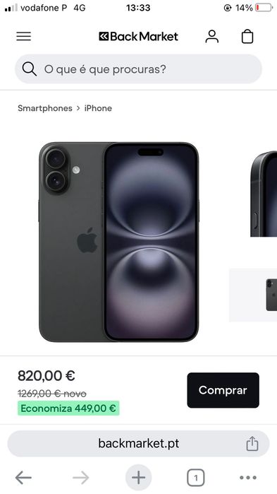 Iphone novo desbloqueado nunca usado