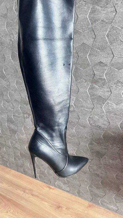 Ботфорты натуральная кожа