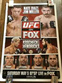 Oryginalny Plakat UFC 24 Autografy Rarytas !