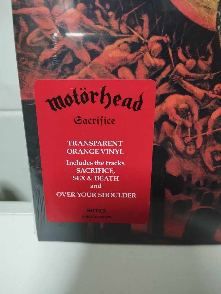 Motorhead - Sacrifice LP Vinil Laranja Novo