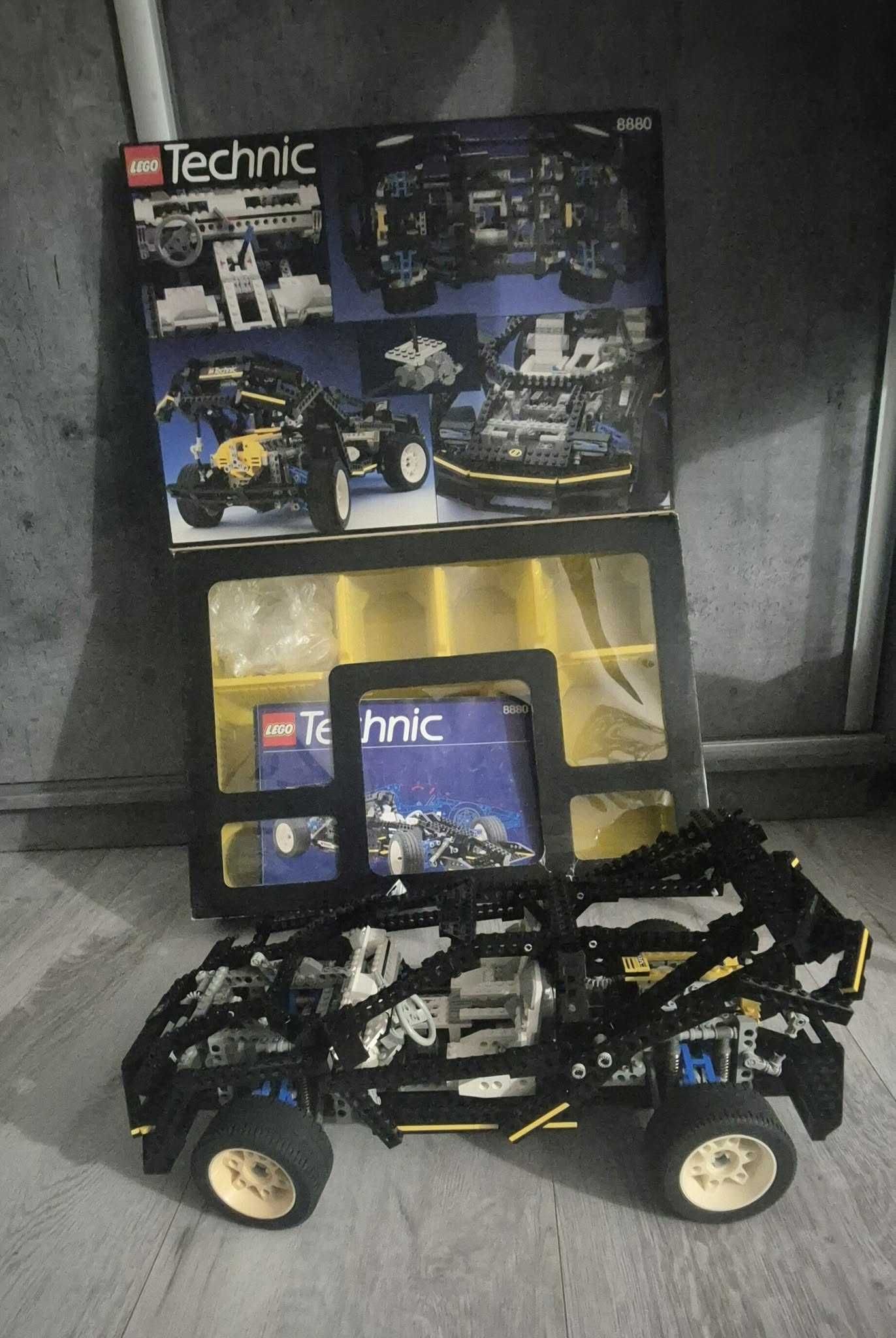Lego technics 8880 supercar 100% plus wytłaczanka pudełko i instrukcja