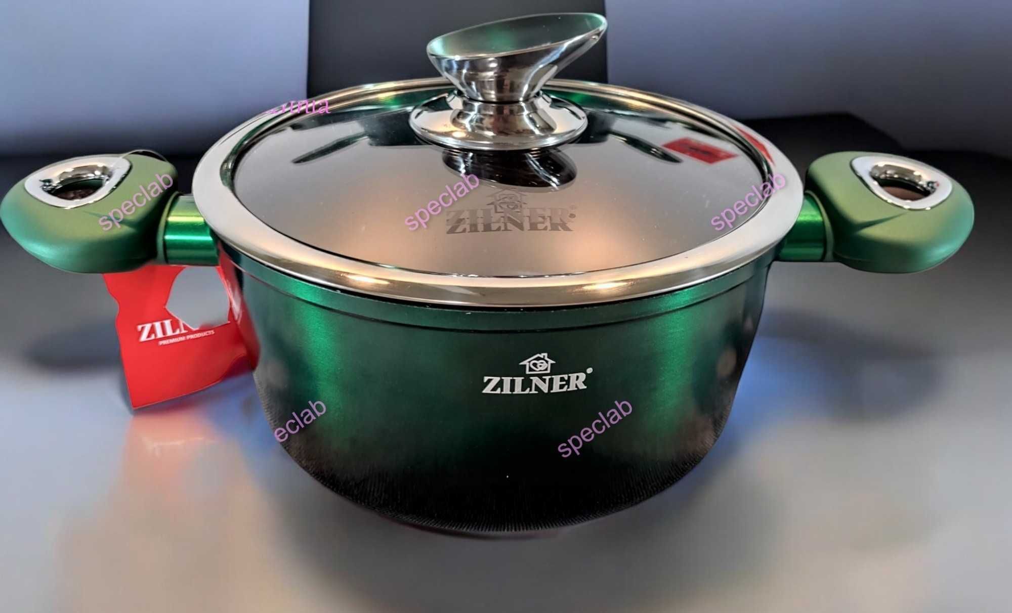 Zestaw garnków Zilner ZL-8521. Gaz, indukcja, halogen