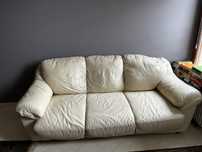 Sofa ze skory funkcja spania
