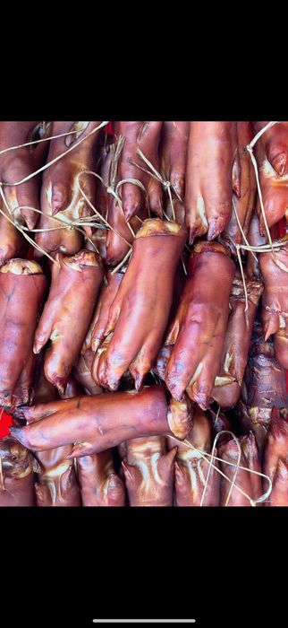 Noga/stópka dla psa naturalnie wędzona 25 sztuk