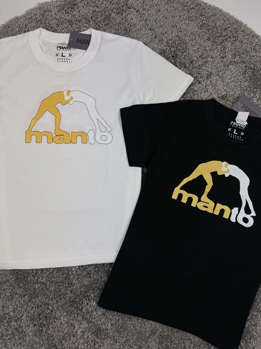Футболка Manto Classic чорна біла усі розміри манто