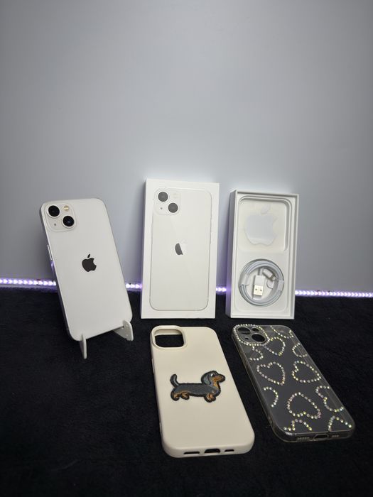 iPhone 13|Starlight|100%|Bardzo Dobry|Pełen Zestaw