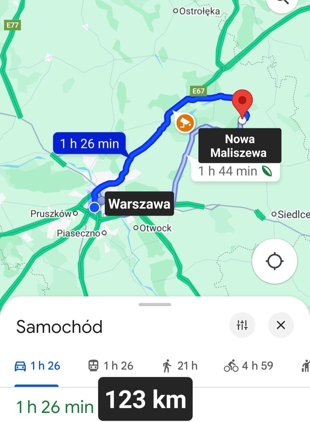 Działki rolne Nowa Maliszewa, gmina Kosów Lacki,  Bezpośrednio