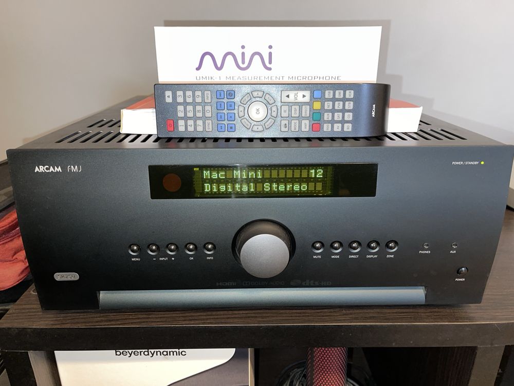 Wzmacniacz Arcam SR 250 + obowiązkowy profesjonalny mikrofon UMIK-1