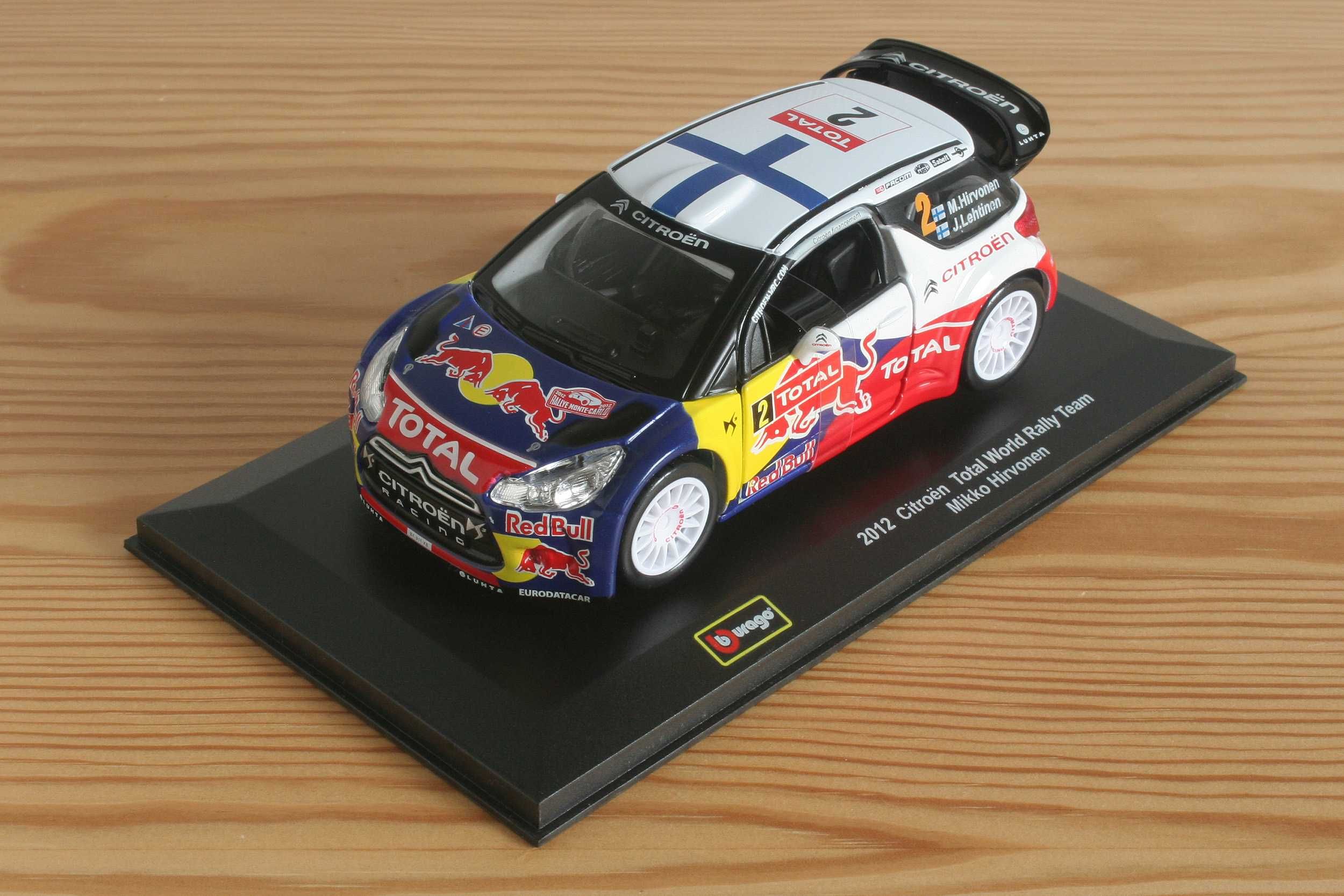 Zestaw 6 modeli 1:32  Bburago i Saico WRC (World Rally Championship)