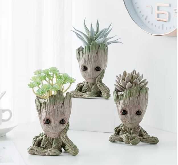 Zestaw Doniczka - przybornik Groot (Zestaw  z 3 sztuk)