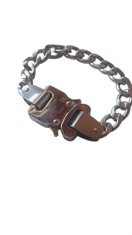 1017 ALYX 9SM bracelet bransoletka srebrna metalowa opium swag y2k