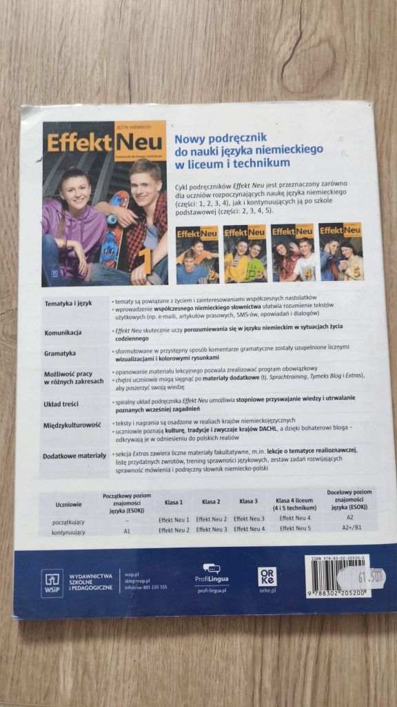 Język niemiecki Effekt Neu 1