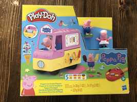 Nowy zestaw Play Doh -Świnka Peppa Lodziarnia