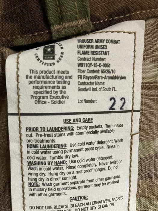 Вогнестійка форма OCP Army Combat Uniform Flame Resistant Medium-Long