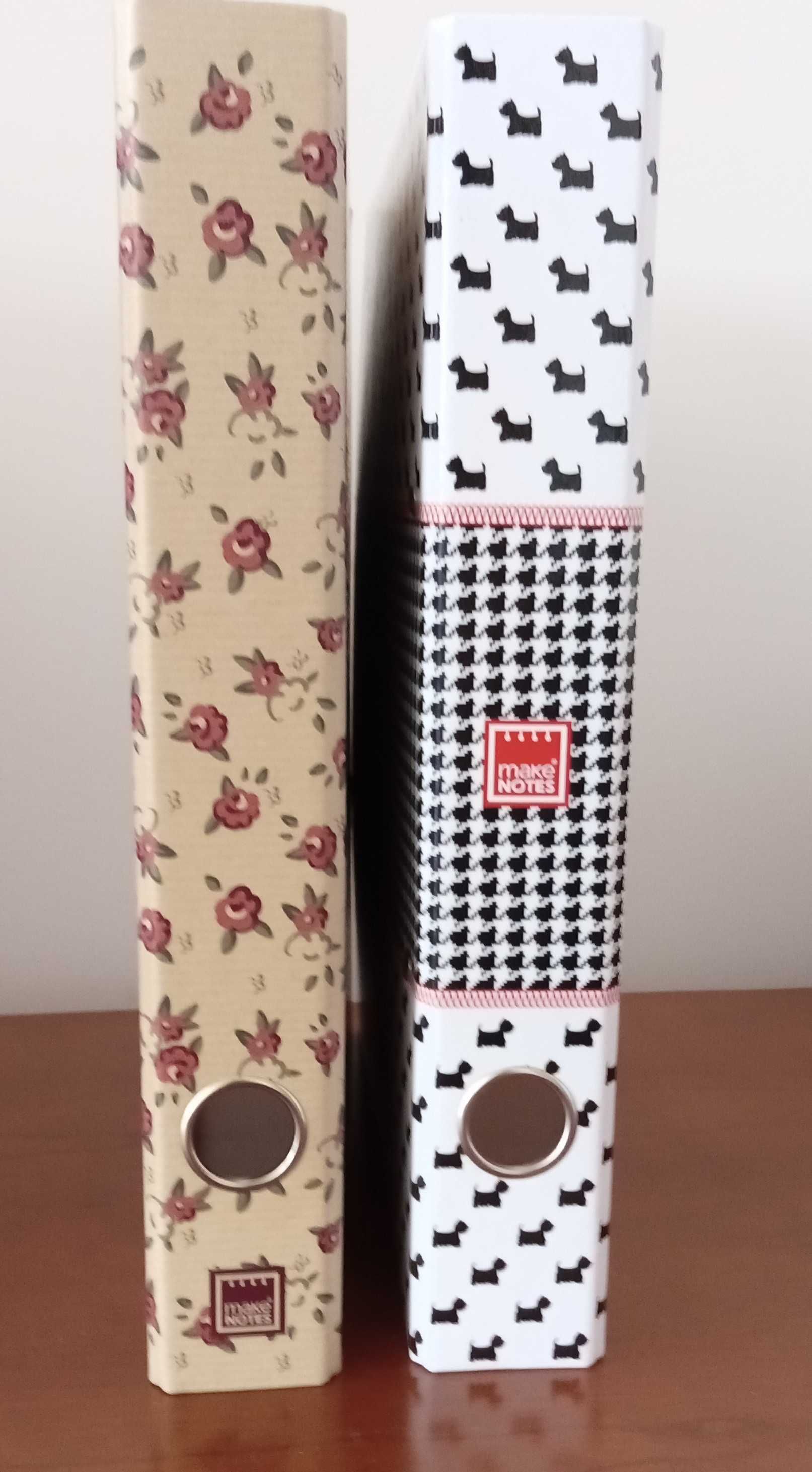 6 Pastas novas com argolas lombada estreita e larga  só  4€