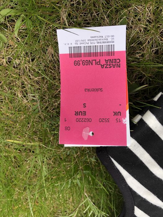 Biało-czarna sukienka letnia Monteau