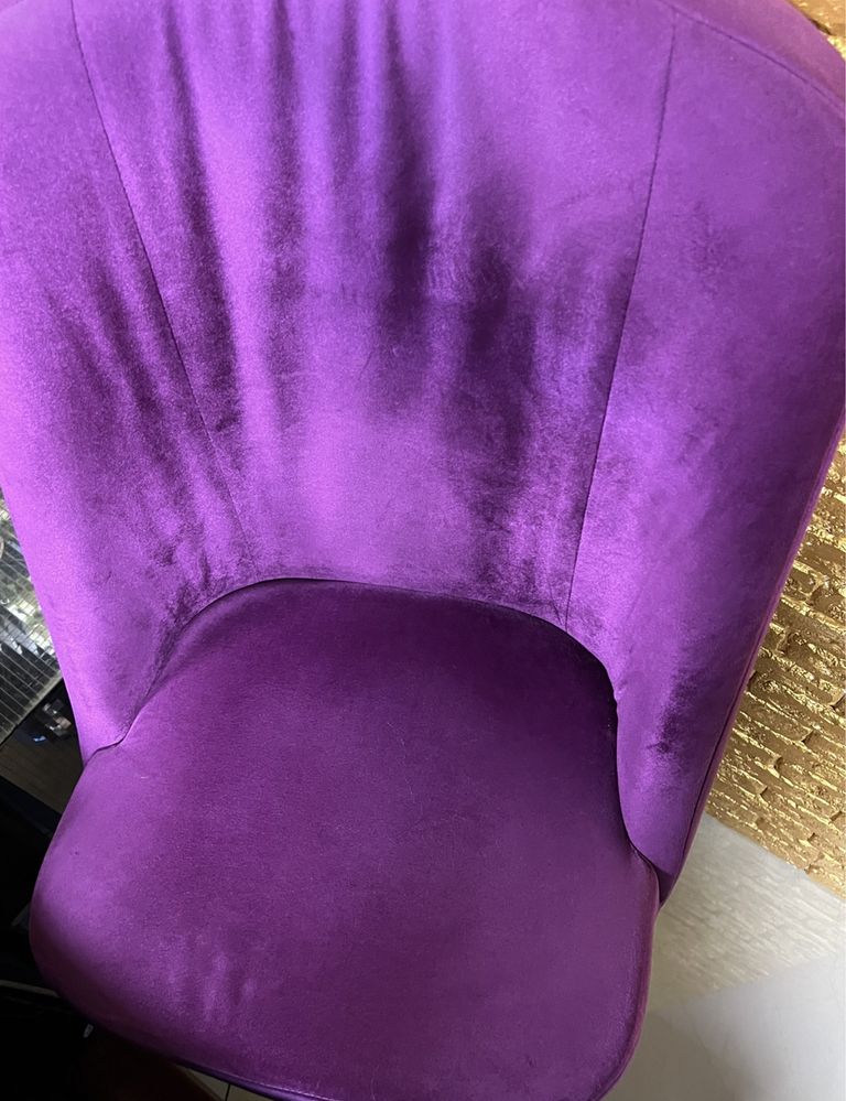 Крісло велюрове офісне крісло рецепшин