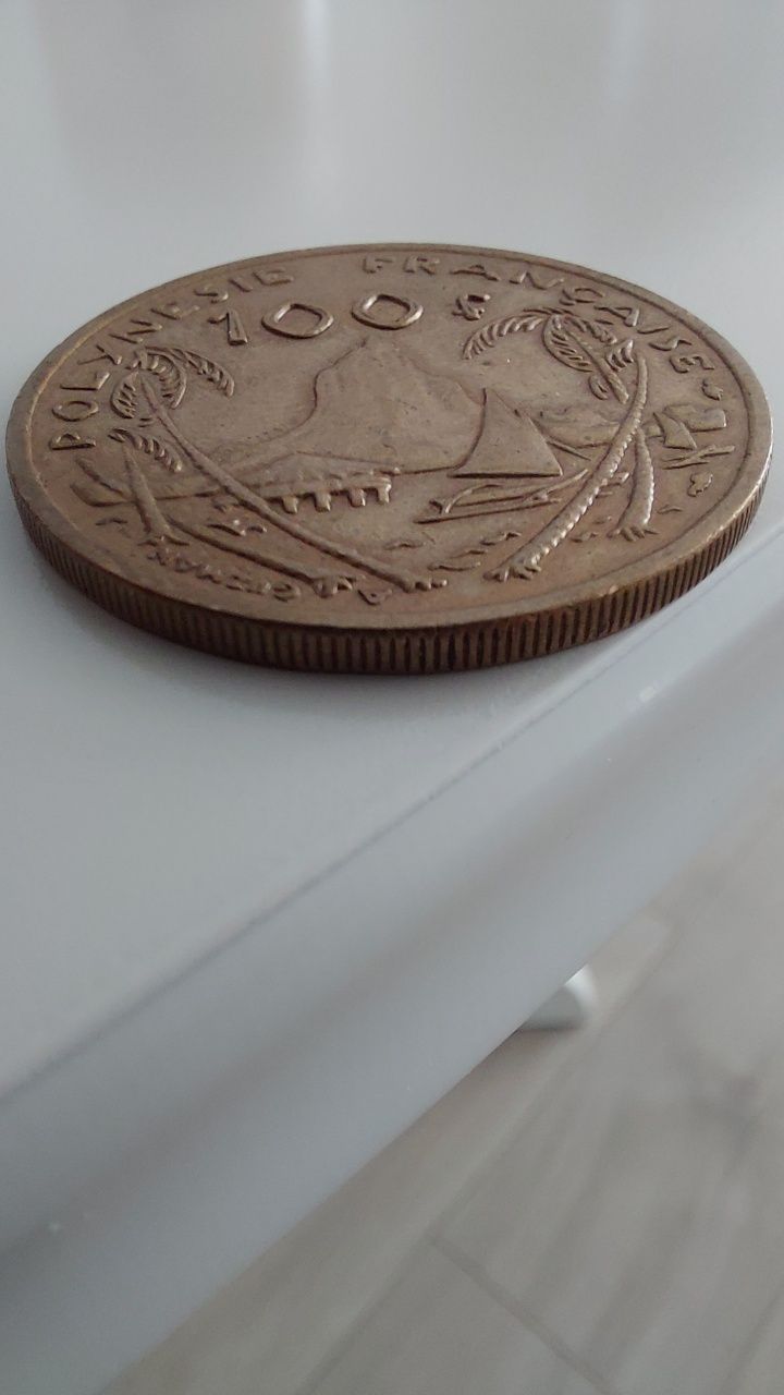 1976 French Polynesia 100 FRANCS

moneta numizmatyka