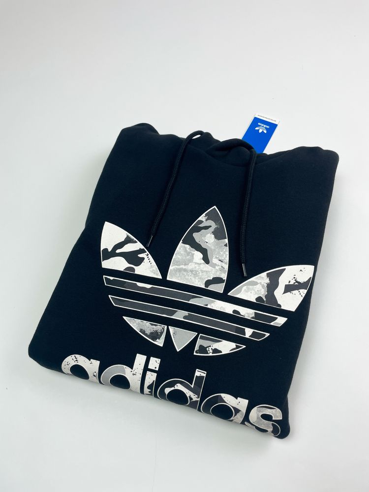 Ориігнал! Чоловіче Худі Adidas Originals чорне (S) Нове з бірками!