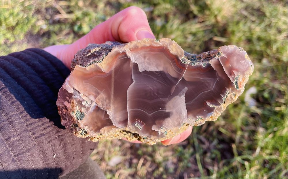 Agat z Płóczek Górnych