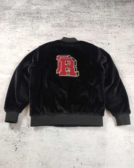 Kurtka Asos bomberka varsity bejsbolówka czarna r. M/L