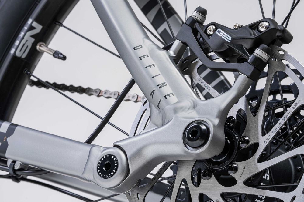 Rower NS BIKES Define AL 140 1 rozmiar S Szary FULL MTB FOX WYPRZEDAŻ
