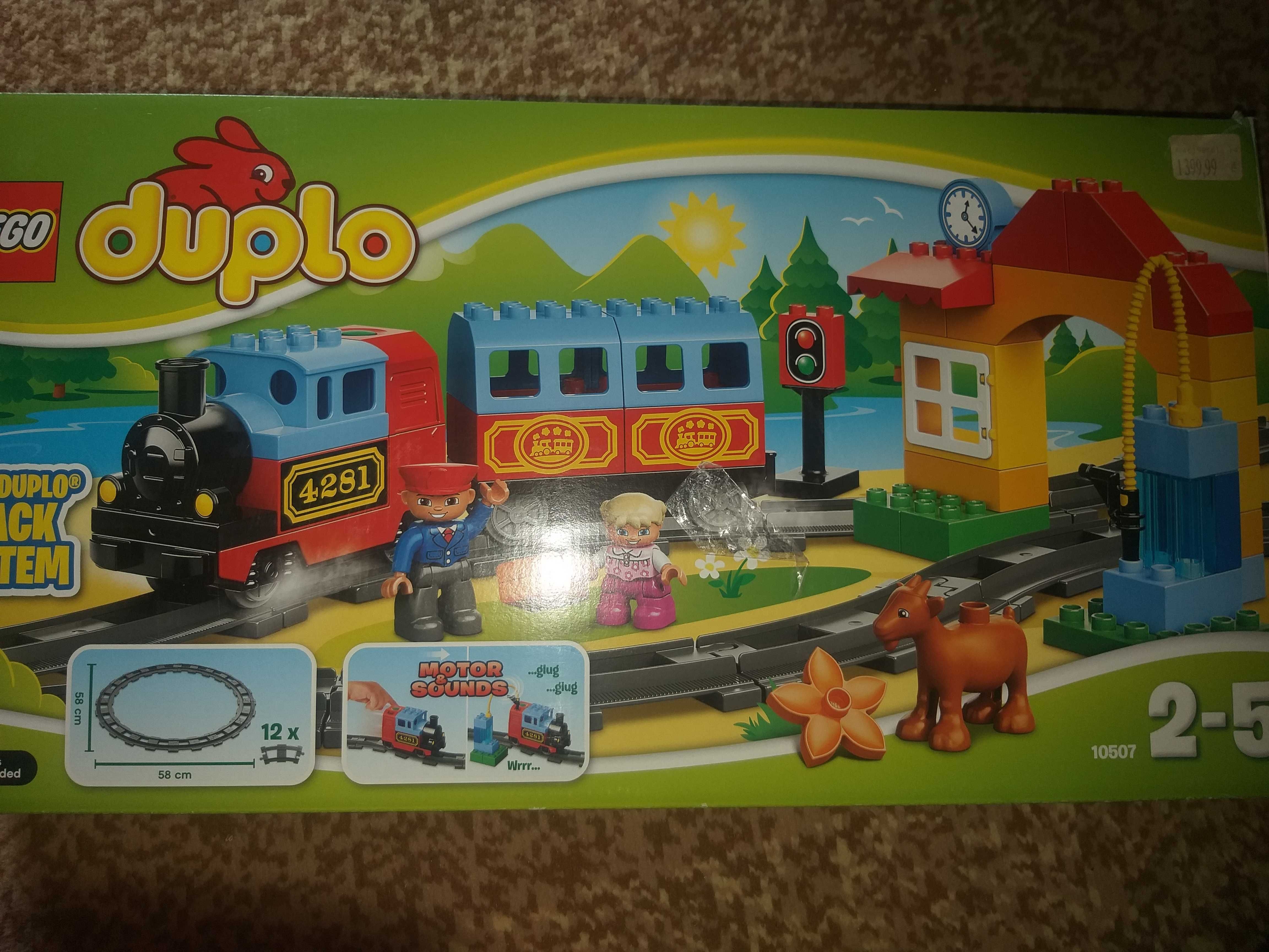 Поезд Lego duplo, б-у