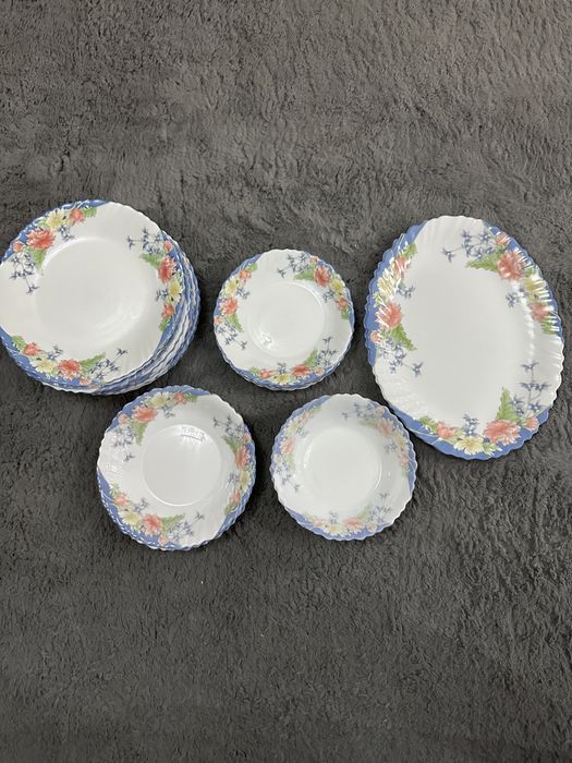 Zestaw naczyń obiadowych 34szt