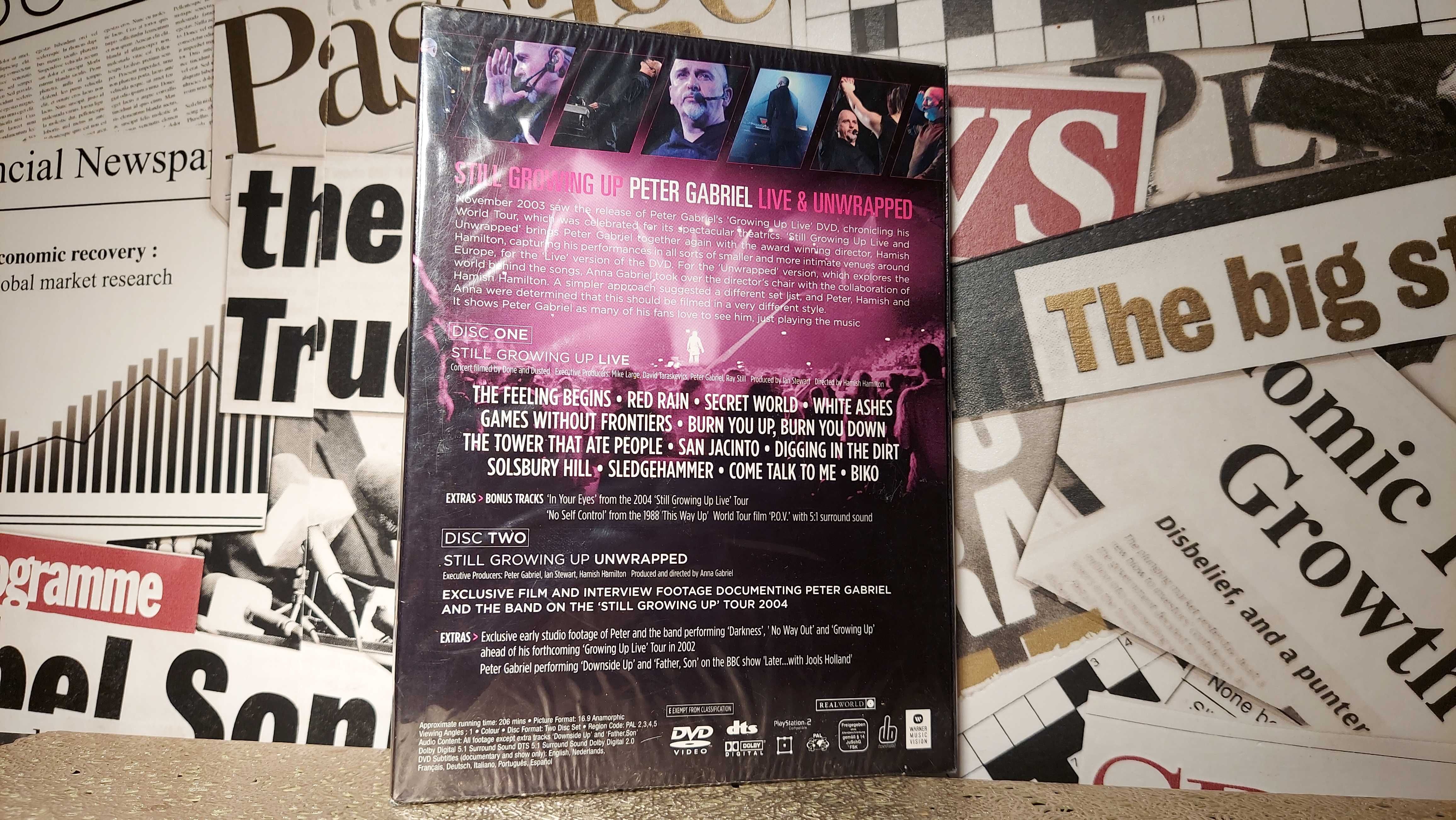 Peter Gabriel - Still Growing Up Live & Unwrapped Koncert na 2x DVD
