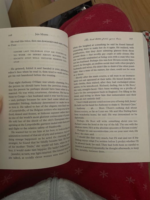 LIVRO JOJO MOYES “The Last Letter From Your Lover” em INGLÊS