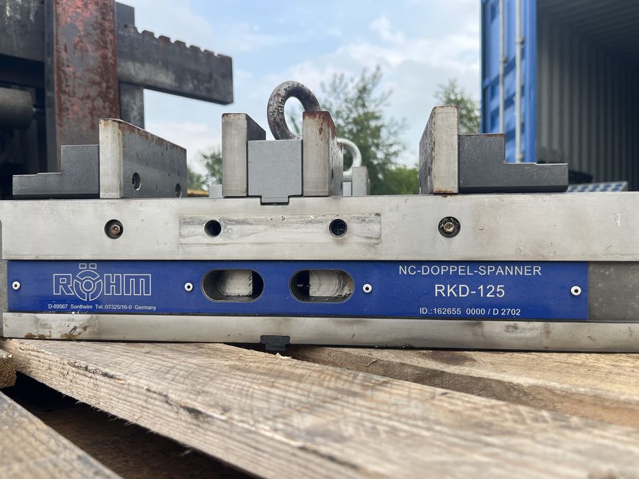 Imadło maszynowe RÖHM RKD-125 NC-Doppelspanner