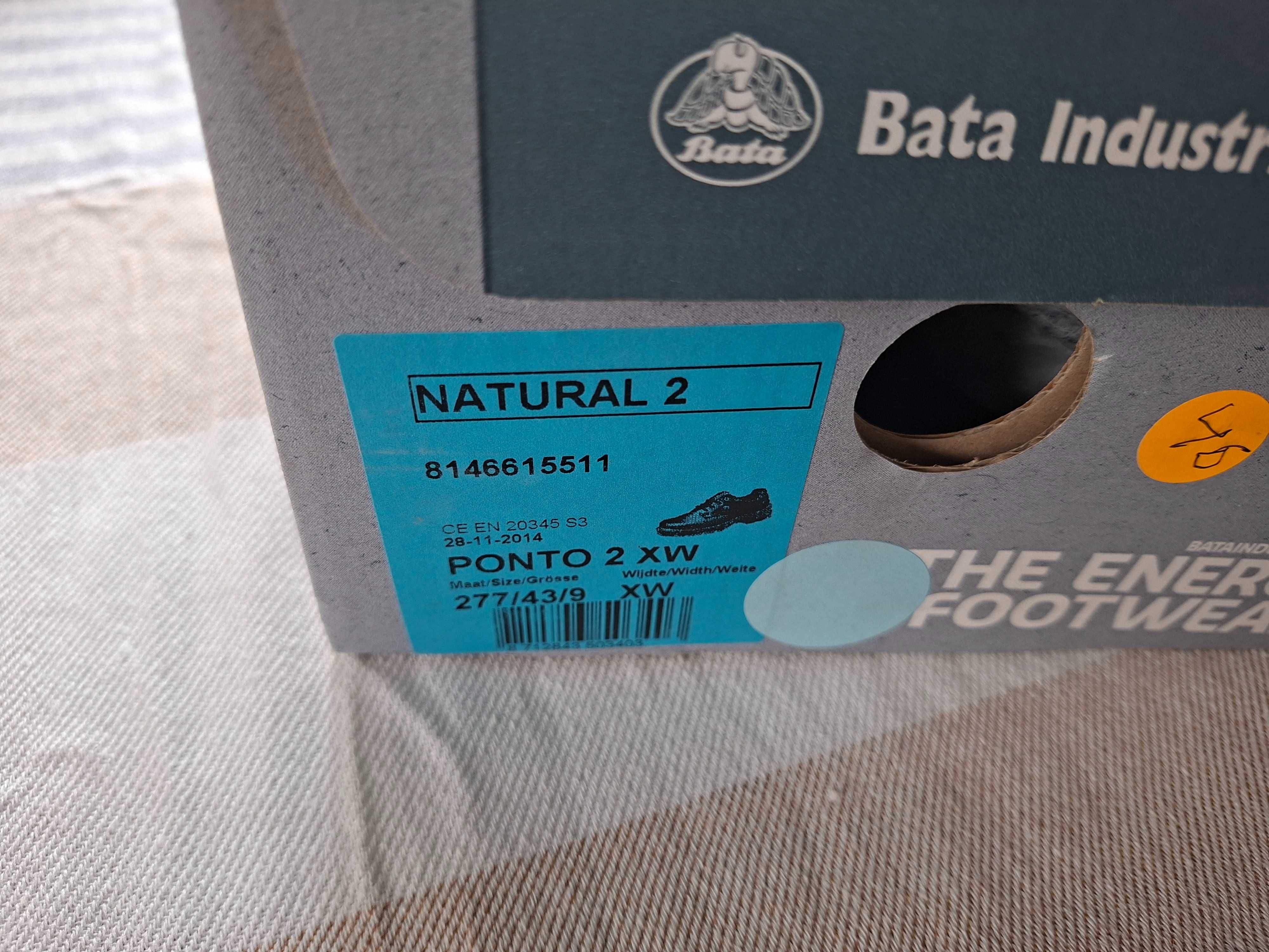 Buty robocze Bata Industrials Charge Ponnto 2 XW czarny 43