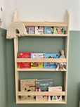 Regał z drewna biblioteczka drewniana półka do pokoju dziecka