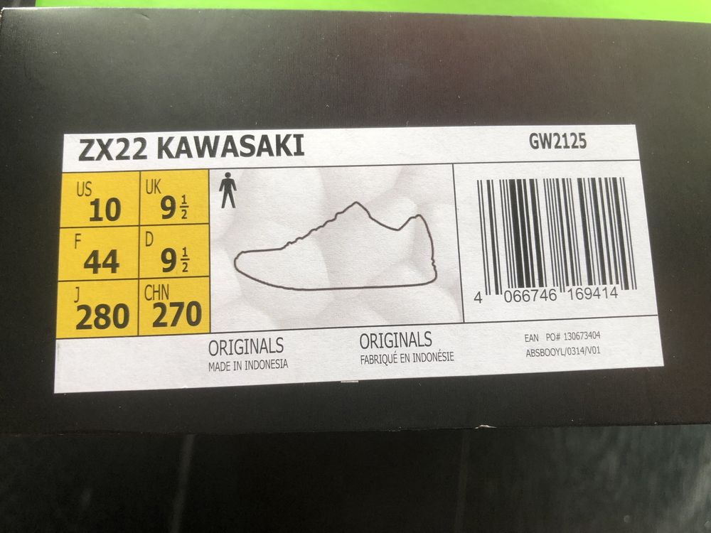 Buty adidas zx22 kawasaki ninja R.44