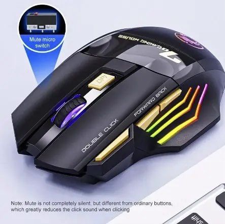 Бездротова ігрова миша IMICE GW-X7 3200 DPI, Dual mode, Bluetooth, RGB