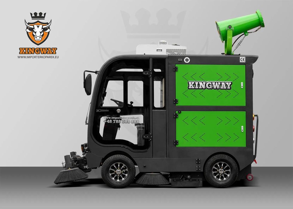 Kingway Sweeper zamiatarka 2100 mm  zamiatarka 2100 mm elektryczna wydajność 17000m²/h