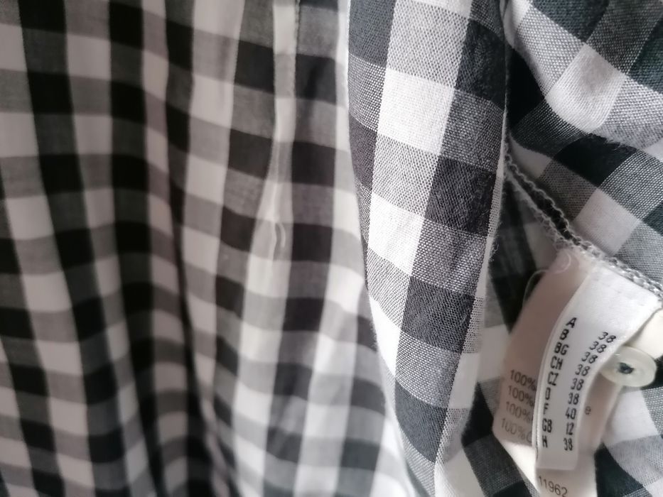 Bluzka koszulowa w kratę