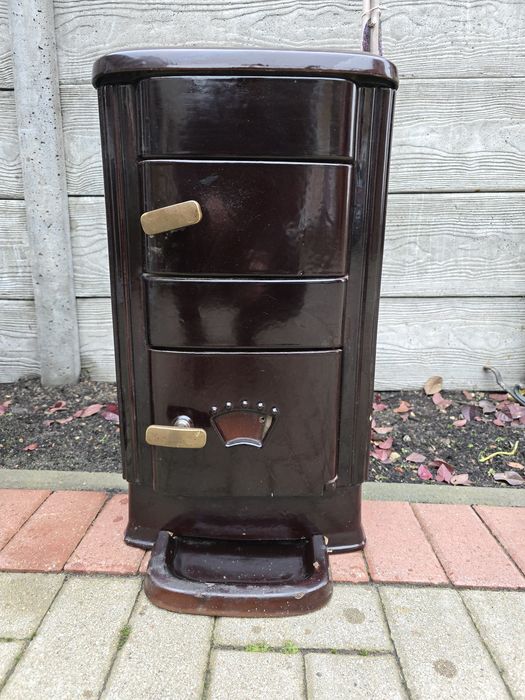 Piec piecyk węglowy żeliwny szamotowy koza  Buderus