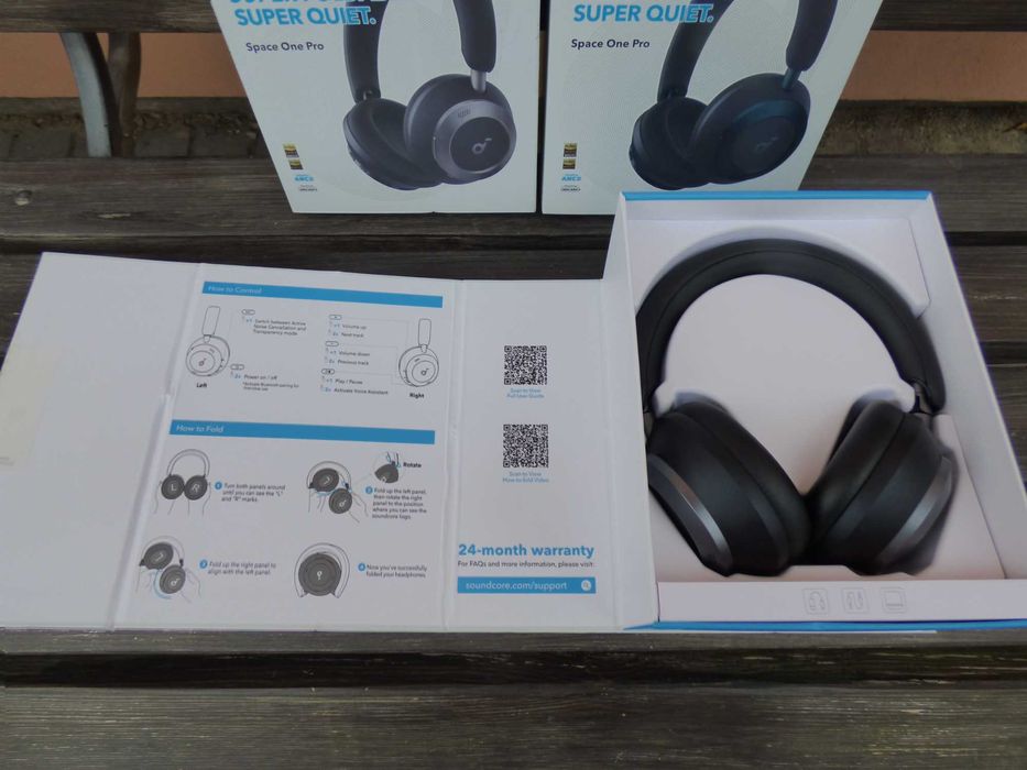 Електрошрот Навушники Anker SoundCore Space One Pro Black оригінал