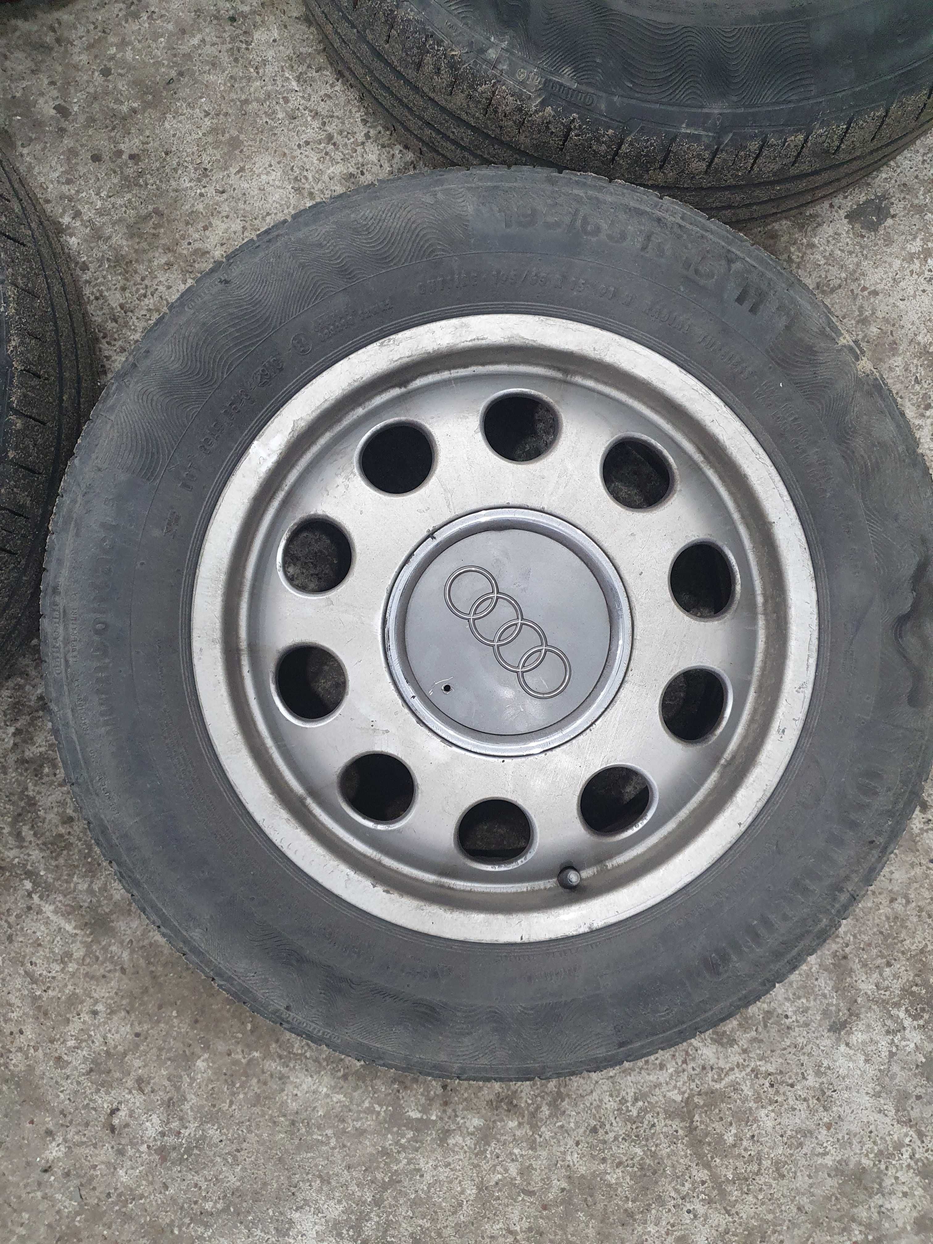 Felgi Koła alufelgi Audi 15 cali 5x100 opony 195/65/15 komplet audi a3