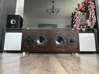 Referencyjny głośnik aktywny w kolorze venge tropikalne 2x35W DIY