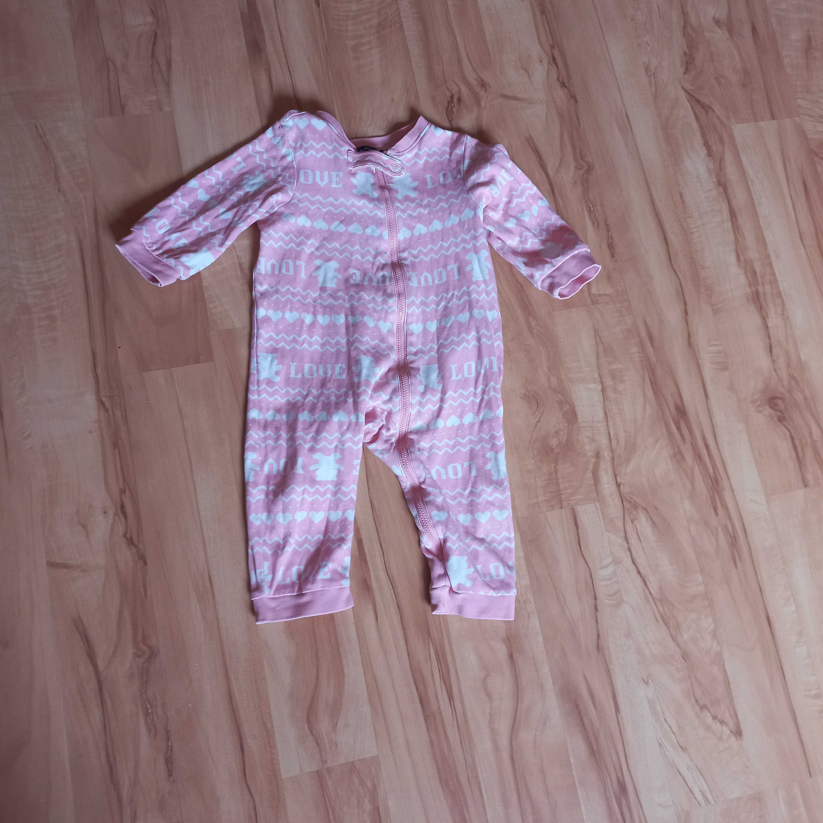 Paczka 14 szt Spodnie/getry/legginsy 74-80 (9-12m) dziewczynka