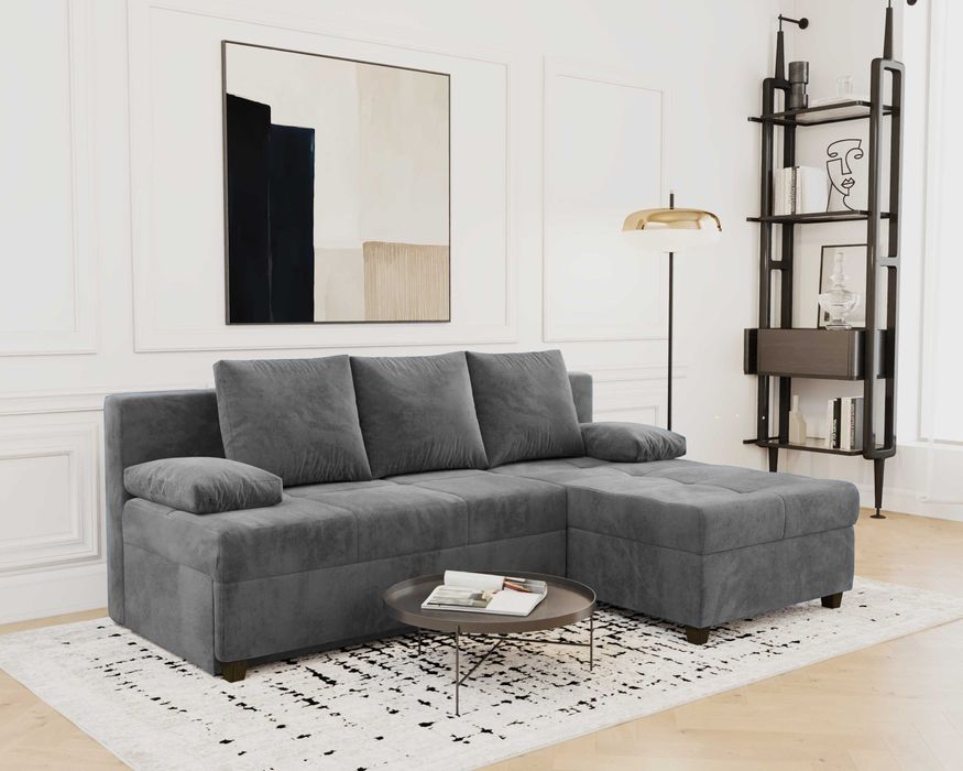 Narożnik MINI LUX 2 rozkładany POJEMNIK sofa od PRODUCENTA STYLUX