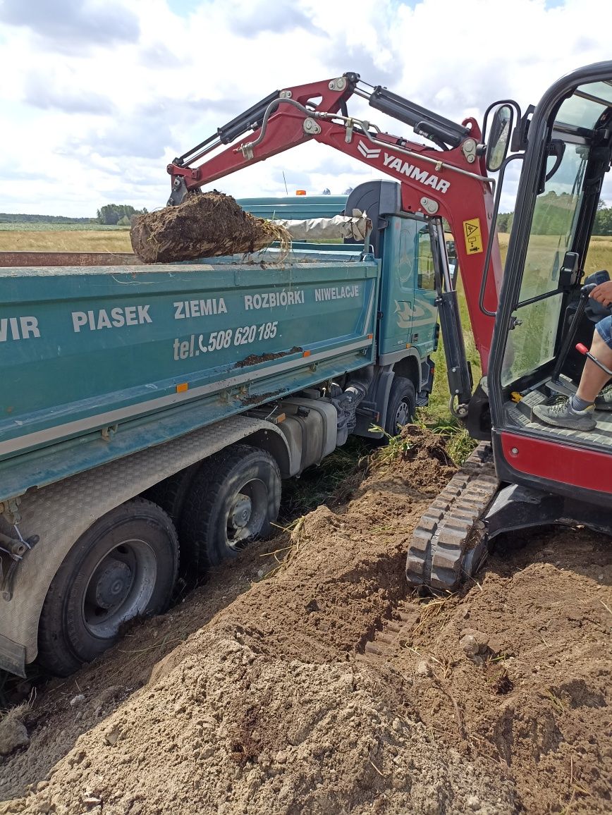 Piach Budowlany Zasypowy Podsyp Płukany Wylewki Leśny Tynki Transport