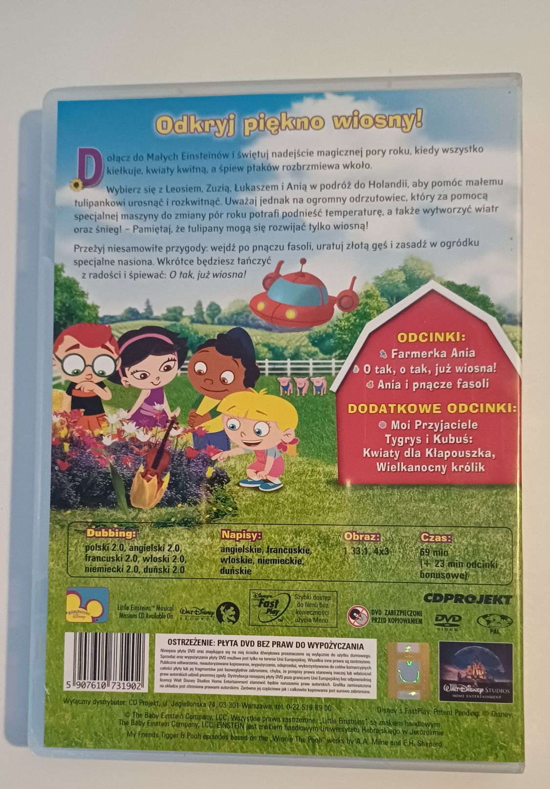 Disney Mali einsteini little einsteins zestaw 3 płyt