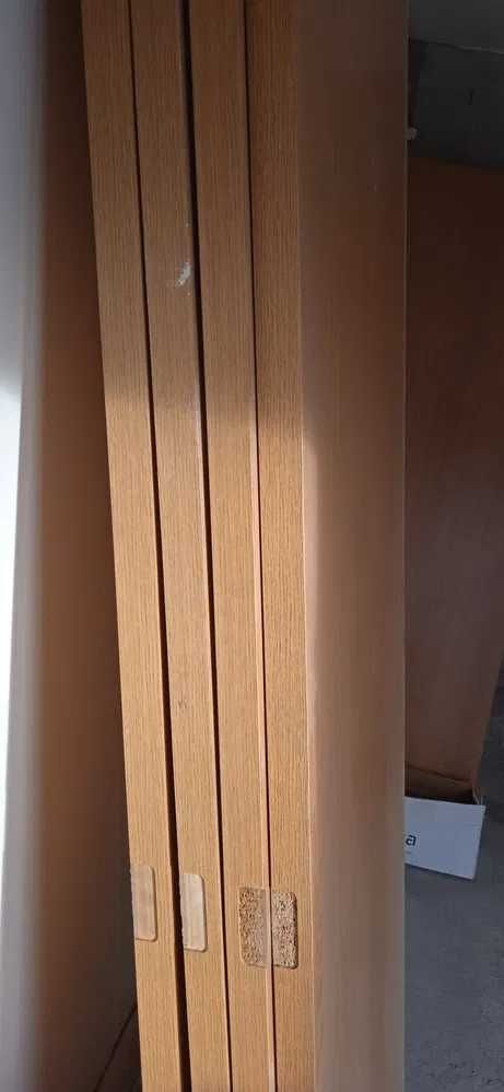 Portas em contraplado carvalho 70cm larg envernizadas