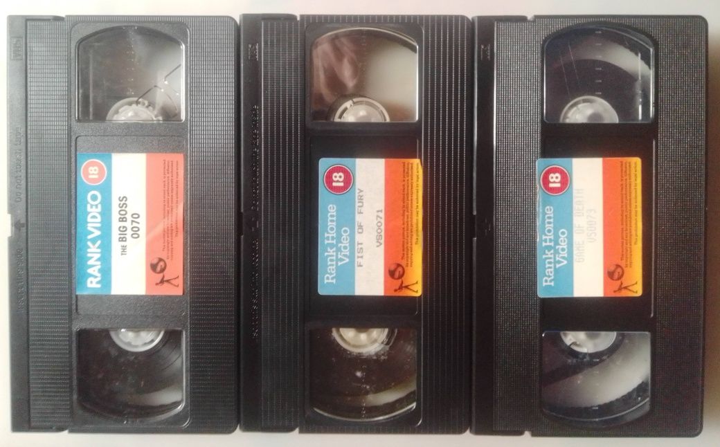 Cassetes VHS Bruce Lee